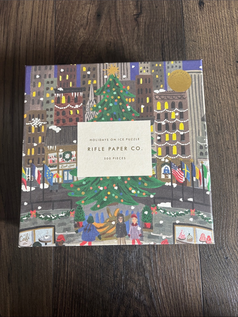 Rifle Paper Co. Holidays on Ice Puzzle - 500 pcs